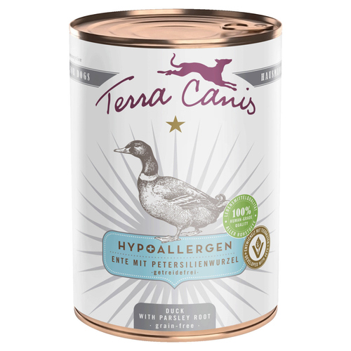 Terra Canis Hypoallergen Ente mit Petersilienwurzel / getreidefrei 400 g