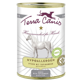 Abbildung Terra Canis Hypoallergen Pferd mit Topinambur / getreidefrei 400 g - 12 Stck