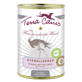Abbildung Terra Canis Hypoallergen Strau mit Pastinake / getreidefrei 400 g - 12 Stck