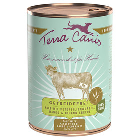 Abbildung Terra Canis Kalb mit Petersilienwurzel, Mango & Johannisbeere / getreidefrei 400 g - 12 Stck