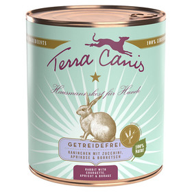 Abbildung Terra Canis Kaninchen mit Zucchini, Aprikose & Borretsch / getreidefrei 800 g - 6 Stck