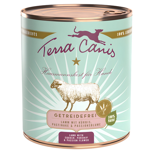 Terra Canis Lamm mit Kürbis, Pastinake & Passionsblume / getreidefrei 800 g