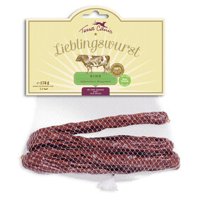 Abbildung Terra Canis Lieblingswurst Rind 170 g