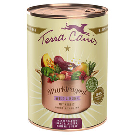 Abbildung Terra Canis Marktragout Wild und Huhn mit Krbis, Birne und Thymian 385 g