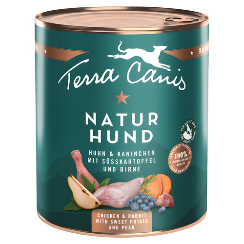 Terra Canis Naturhund Huhn + Kaninchen 800 g