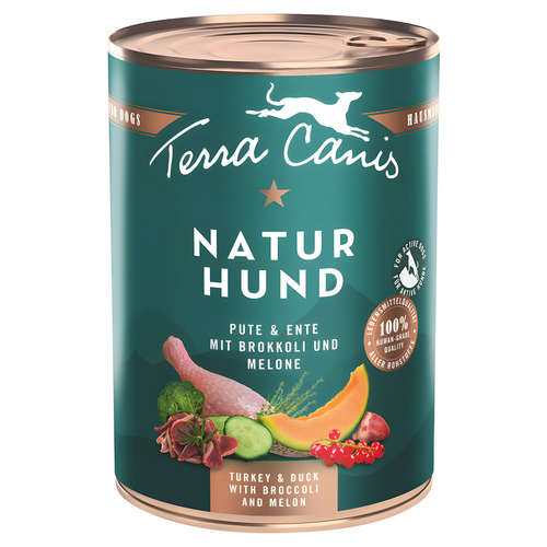 Terra Canis Naturhund Pute + Ente 400 g