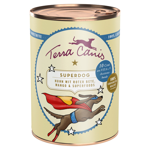 Terra Canis Superdog Huhn mit roter Bete, Mango & Superfoods 400 g