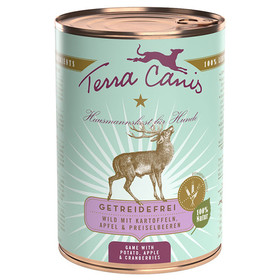 Abbildung Terra Canis Wild mit Kartoffeln, Apfel und Preiselbeeren / getreidefrei 400 g - 6 Stck