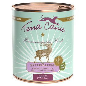 Abbildung Terra Canis Wild mit Kartoffeln, Apfel und Preiselbeeren / getreidefrei 800 g - 6 Stck