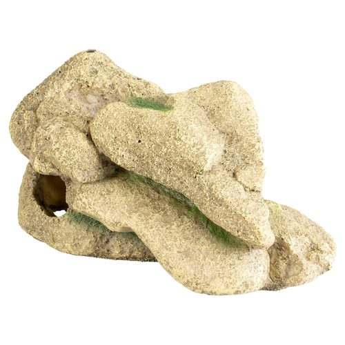 Terra Della Terrarium Dekoration Steinhaufen beige