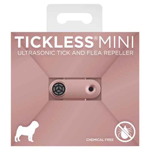 TickLess MINI DOG rosegold Ultraschallgerät gegen Zecken und Flöhe