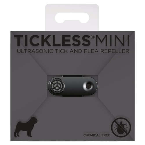 TickLess MINI DOG schwarz Ultraschallgerät gegen Zecken und Flöhe