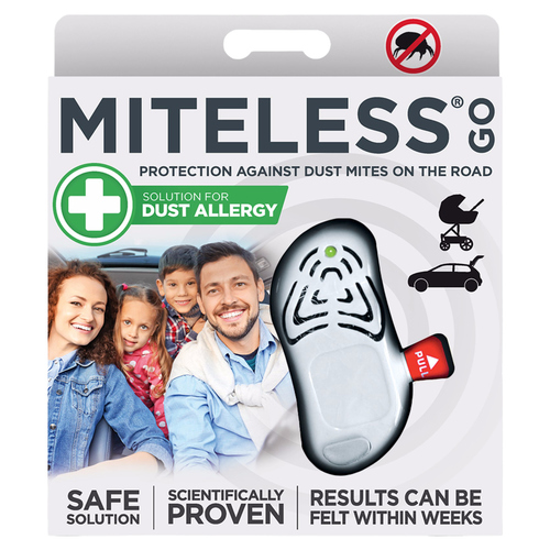 TickLess MiteLess PORTABLE weiß - Ultraschallgerät gegen Hausstaubmilben für unterwegs