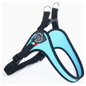 Abbildung Tre Ponti RP260 Easy Fit Classic mit verstellbarem Bauchgurt, Click-Verschluss und schwarzem Rand hellblau