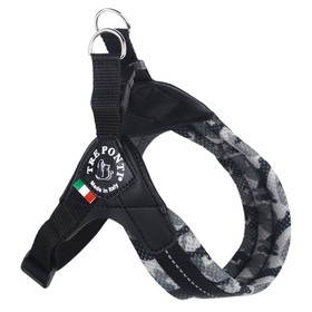 Abbildung Tre Ponti RR200 Easy Fit Soft Mesh Camouflage mit verstellbarem Bauchgurt und Click-Verschluss camou-grau