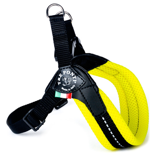 Tre Ponti RR200 Easy Fit Soft Mesh NEON mit verstellbarem Bauchgurt und Click-Verschluss gelb
