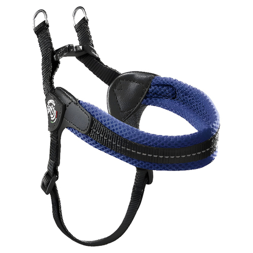 Tre Ponti RR200 Easy Fit Soft Mesh mit verstellbarem Bauchgurt und Click-Verschluss blau