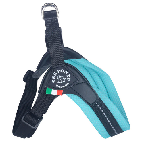Tre Ponti RR200MN + RR200P Easy Fit Soft Mesh Sorbetto mit verstellbarem Bauchgurt und Click-Verschluss menta