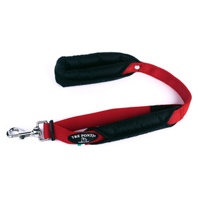 Tre Ponti Serie TP300 Primo Leine f&uuml;r gro&szlig;e Hunde, mit 2 Schlaufen rot