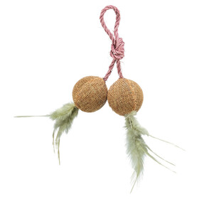 Abbildung Trixie 2 Blle am Seil, Jute