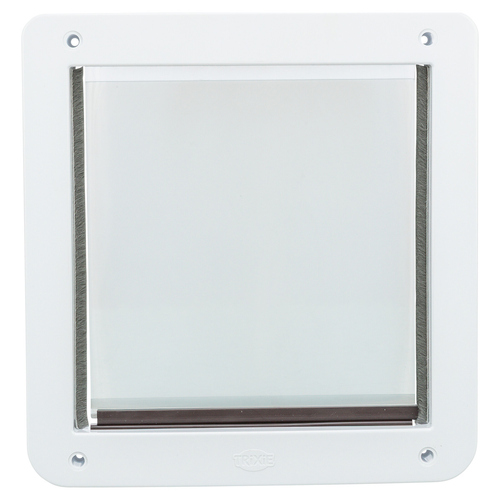 Trixie 2-Wege Freilauftür für Hunde XS-S weiß