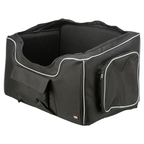 Trixie Autositz Midi schwarz/grau