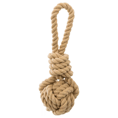 Trixie BE NORDIC Hundespielzeug Spieltau mit eingeflochtenem Ball