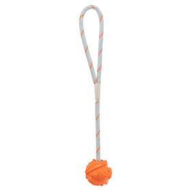 Abbildung Trixie Ball am Seil, schwimmt, Naturgummi