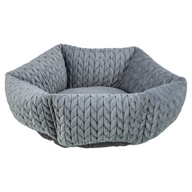 Abbildung Trixie BettLivia rund grau fr Hunde