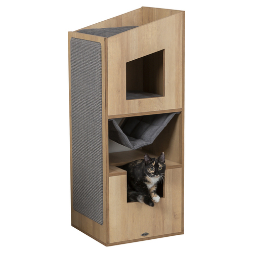 Trixie Cat Tower CityStyle braun/grau