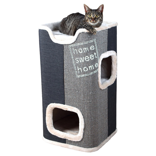 Trixie Cat Tower Jorge lichtgrau/anthrazit