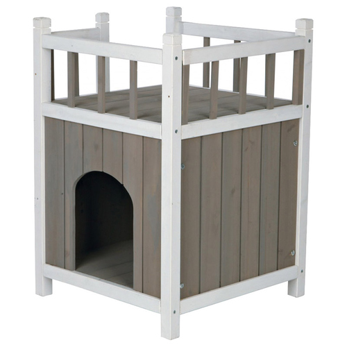 weitere Abbildung Trixie Cats Home mit Balkon grau/wei