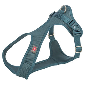 Abbildung Trixie Comfort Soft Touren-Geschirr petrol