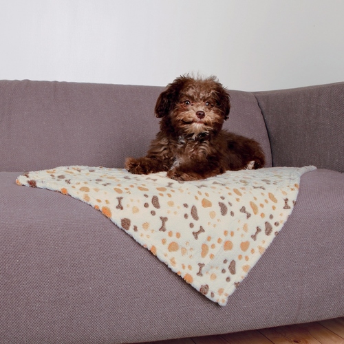 weitere Abbildung Trixie Decke Lingo wei/beige fr Hunde