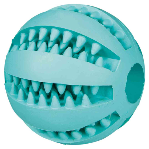 Trixie Denta Fun Baseball Mintfresh, Naturgummi, Durchmesser: 5 cm
