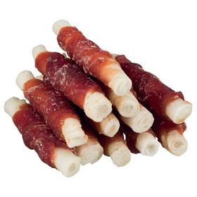 Abbildung Trixie Denta Fun Mini-Kaurollen mit Ente 120 g - 6 Stck / Sparpaket
