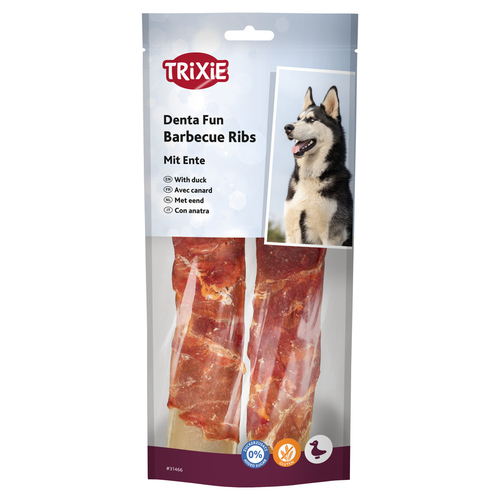 Trixie Duck Chewing Barbecue Ribs 110 g