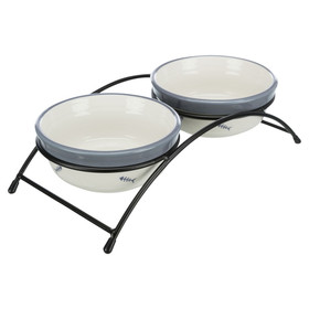 Abbildung Trixie Eat on Feet Napf-Set mit Stnder fr Katzen