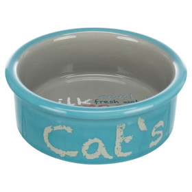 Abbildung Trixie Ersatz-Keramiknapf fr Keramik-Napf-Set Eat on Feet fr Katzen blau/grau