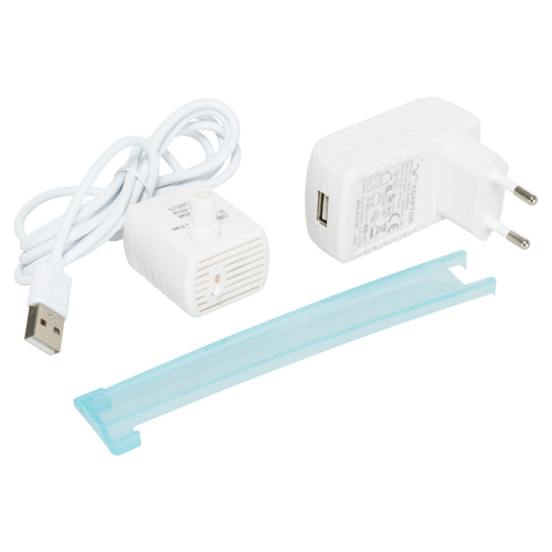 Trixie Ersatz-Pumpe und -Netzteil mit USB-Anschluss für Wasserautomat Bubble Stream für Hunde