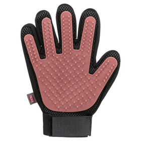 Abbildung Trixie Fellpflege-Handschuh fr Katzen pink/schwarz
