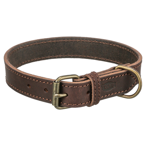 weitere Abbildung Trixie Fettleder-Halsband dunkelbraun