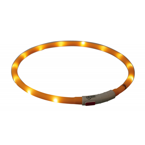 weitere Abbildung Trixie Flash Leuchtring USB orange
