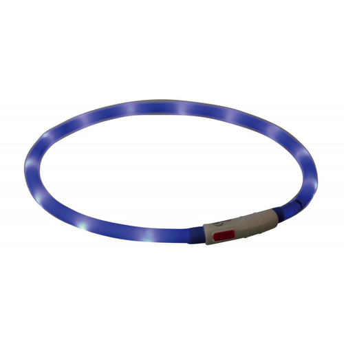 weitere Abbildung Trixie Flash Leuchtring USB royalblau