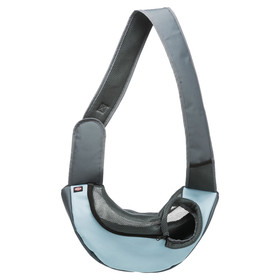 Abbildung Trixie Fronttasche Sling hellgrau/hellblau fr Katzen