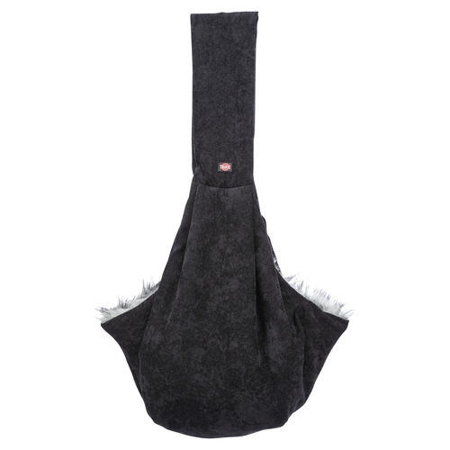 weitere Abbildung Trixie Fronttasche Soft schwarz/grau fr Katzen