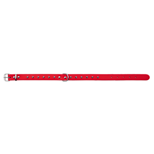 weitere Abbildung Trixie Halsband Basic Nieten rot