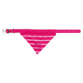Abbildung Trixie Halsband mit Tuch fuchsia
