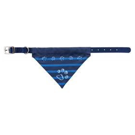 Abbildung Trixie Halsband mit Tuch indigo