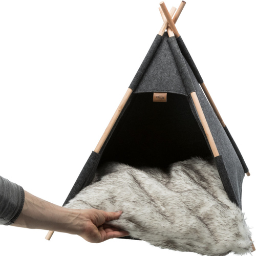 weitere Abbildung Trixie Hhle Tipi anthrazit fr Hunde